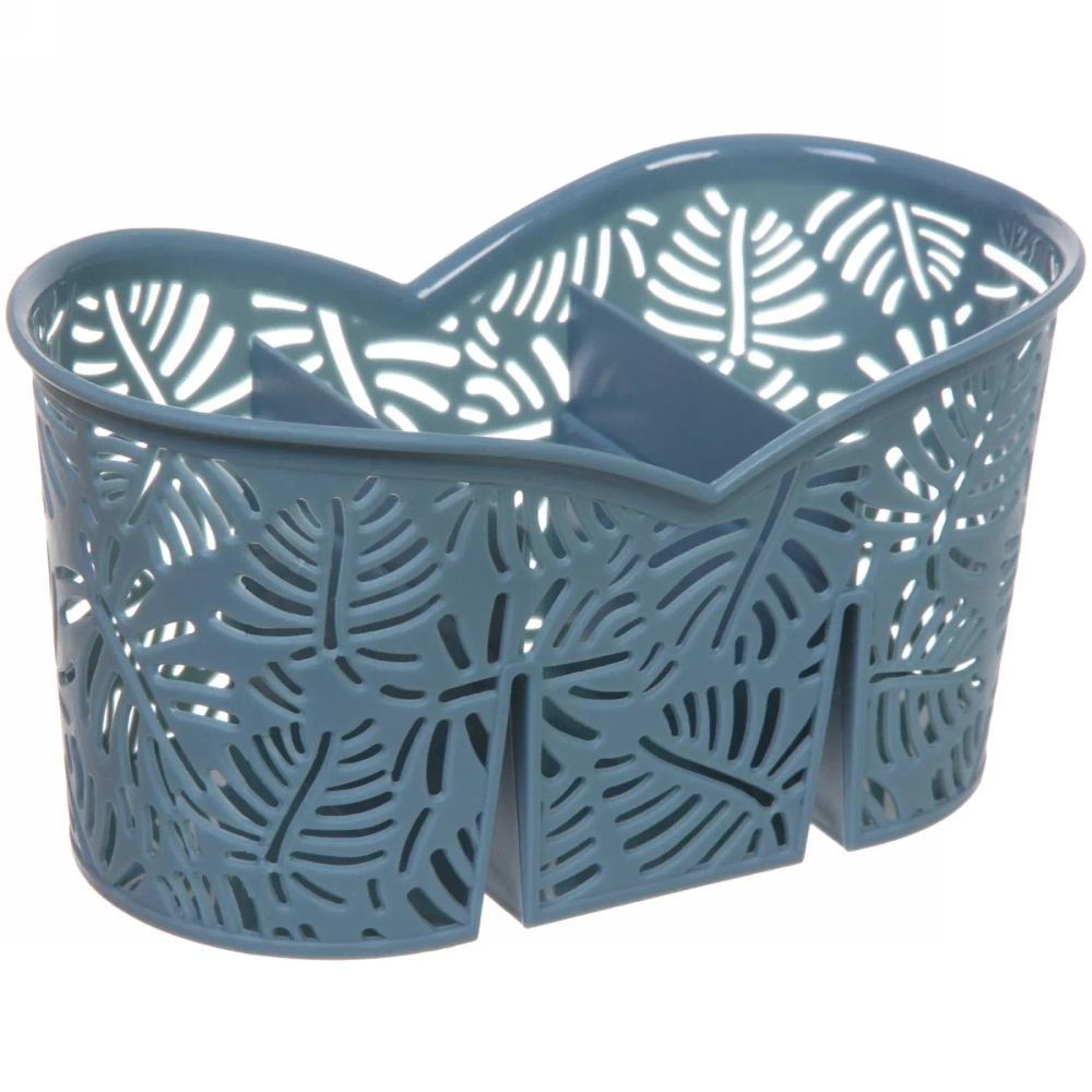 Подставка для столовых приборов «Папоротник» 3секции 19,5*11*10см