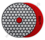 ЗУБР АГШК 100 мм, №100, сухое шлифование, Алмазный гибкий шлифовальный круг (29868-100)