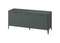Тумба Type oak 3 двери ширина 160 см (темно-серый)