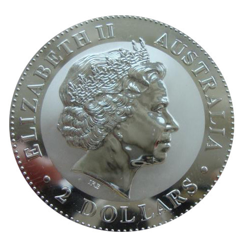 Австралия 2 доллара 2003 Год козы Лунный календарь Лунар 1 СЕРЕБРО
