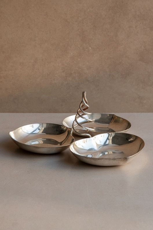 Винтаж Менажница №3, серебрение / Deladushevnie