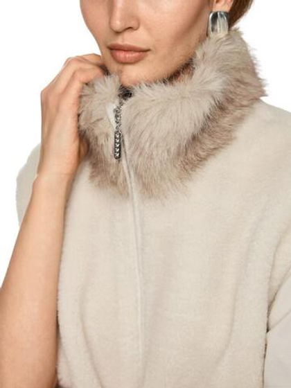 Marc Cain Жилет дополненный воротником из искусственного меха