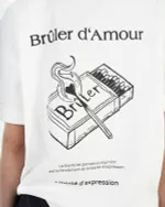 Футболка Bruler d'Amour Matches белая