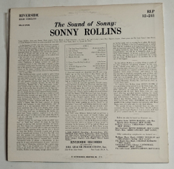 Винтажная виниловая пластинка LP Sonny Rollins The Sound Of Sonny (Japan 1976) (No Obi)