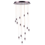 757161 Люстра CONE LED 80W 4480LM КОФЕЙНЫЙ/БЕЛЫЙ/ПРОЗРАЧНЫЙ 3000K