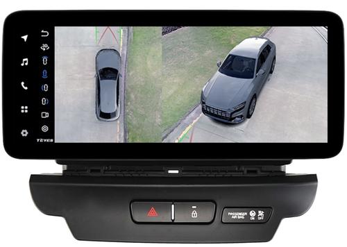 Магнитола для KIA Ceed 3 2018-2020 - Teyes LUX ONE 360 монитор 12.3" 2K QLED на Android 10, Быстрая, CarPlay, 4G SIM-слот, 4 камеры в комплекте