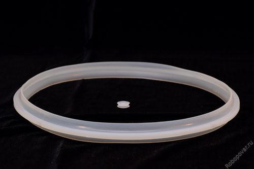 Кольцо уплотнительное для крышки мультиварки-скороварки на 5 или 6 литров, бортик 5 мм и кольцо для поплавкового клапана