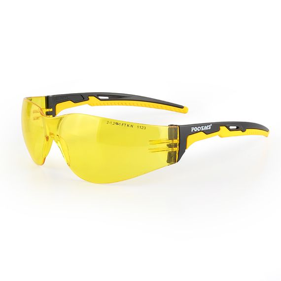 Очки Росомз О15 HAMMER ACTIVE CONTRAST Strong Glass (2-1,2 PC), защитные, арт. 11757