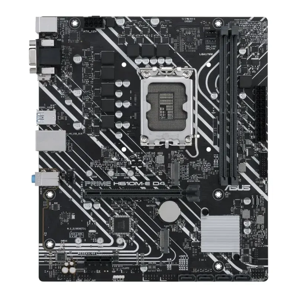 Сист.плата ASUS PRIME H610M-A D4-CSM, Z610, 1700 BOX (PRIME H610M-A D4-CSM)