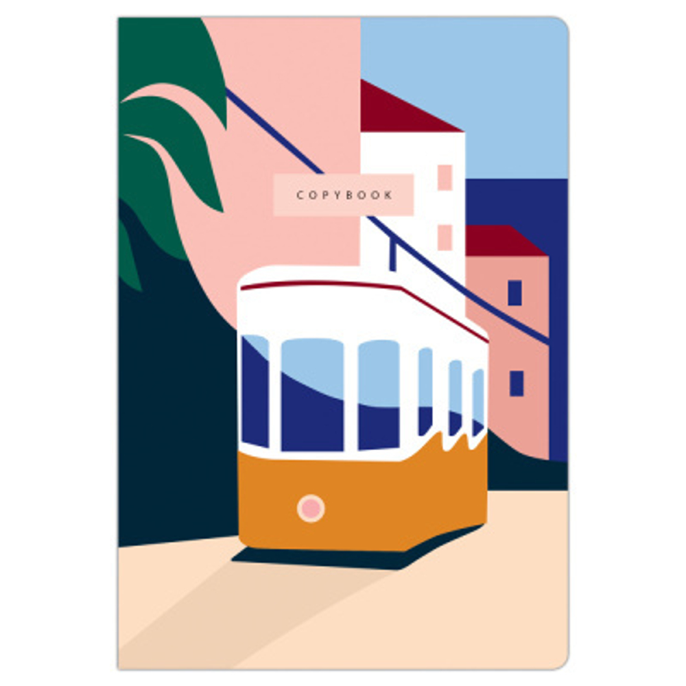 Тетрадь 40л., А5, точка на сшивке Greenwich Line "Journeys", твин-лак, тон. блок 80г/м2 И