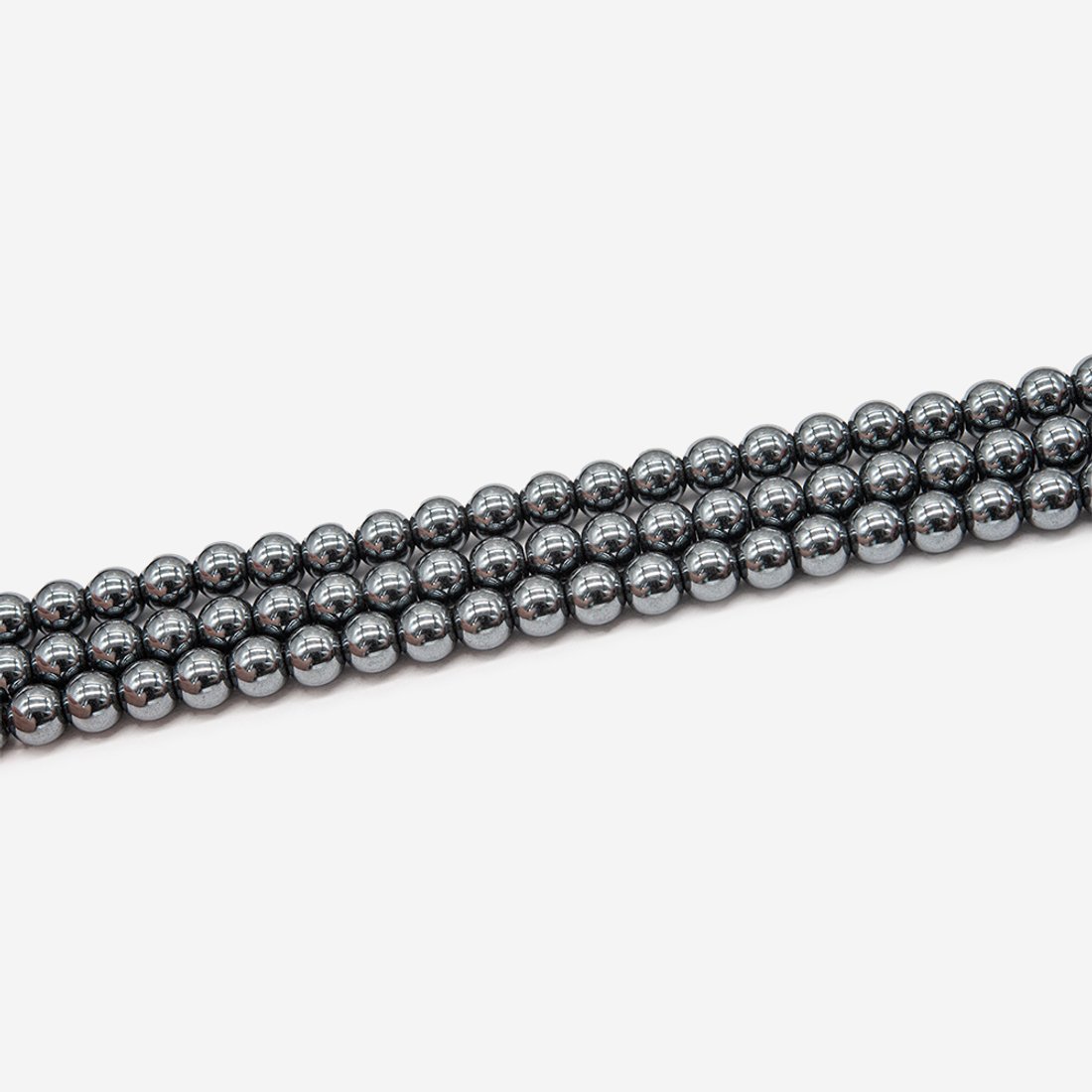 Гематин (гематит), оттенок "Gun metal", шар (разделитель) 3,5мм