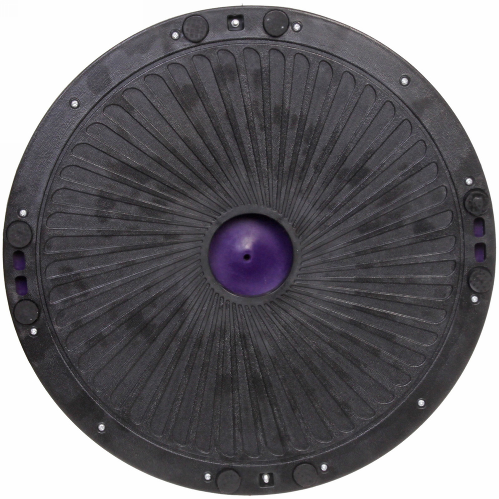 Балансировочная платформа «Classic» 59 х18 см (в комплекте насос и 2 эспандера трубчатых), фиолетовый