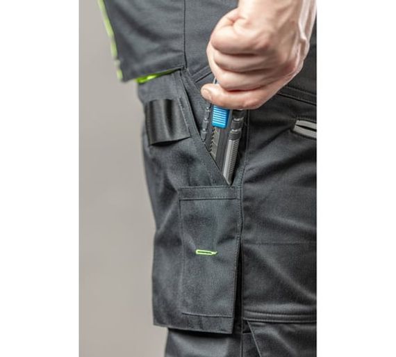 Брюки рабочие эластичные черные REETZ Högert, арт. HT5K825