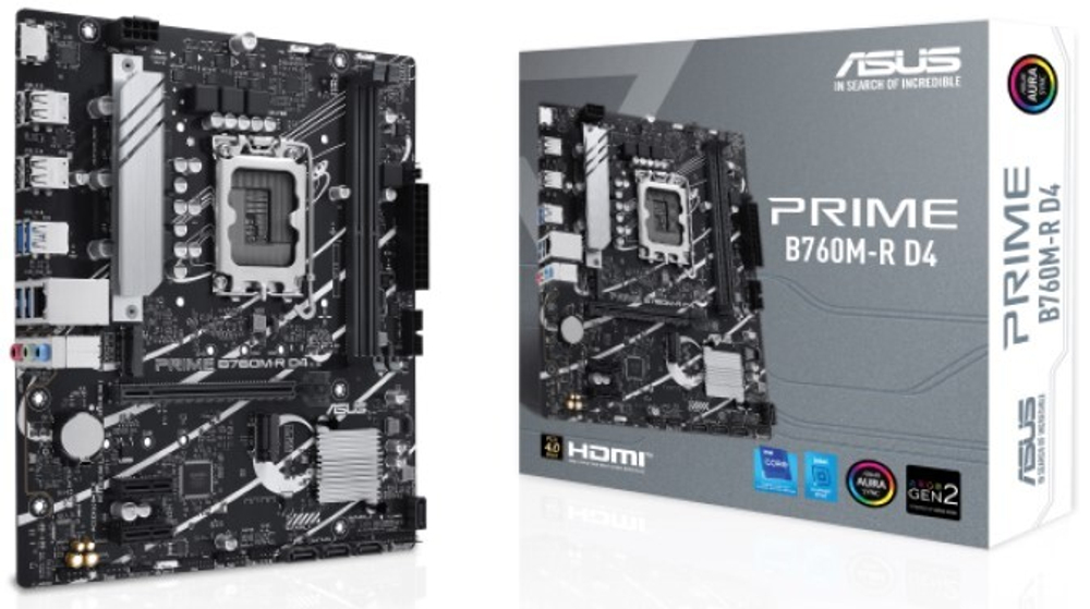Материнская плата mATX ASUS PRIME B760M-R D4