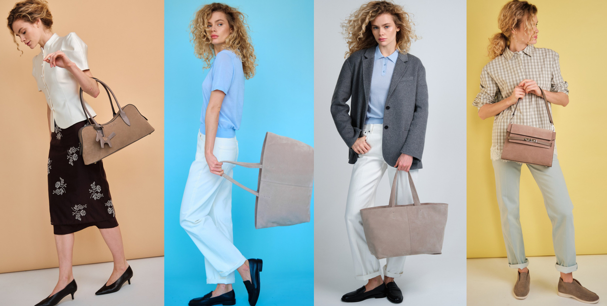 Образы с бежевой кожаной сумкой: универсальные сочетания на каждый день