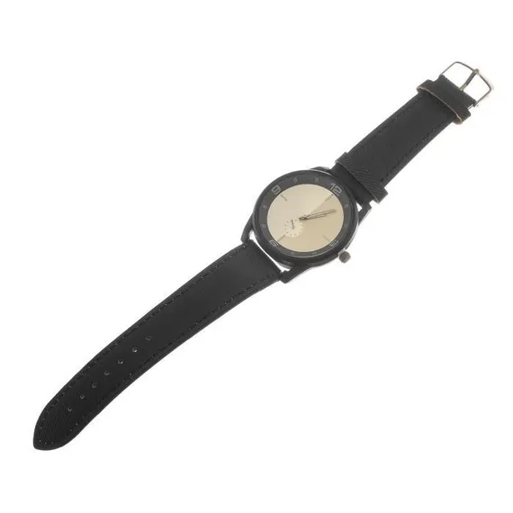 Часы наручные &quot;Копалес&quot;, черный ремешок, d=4.5 см