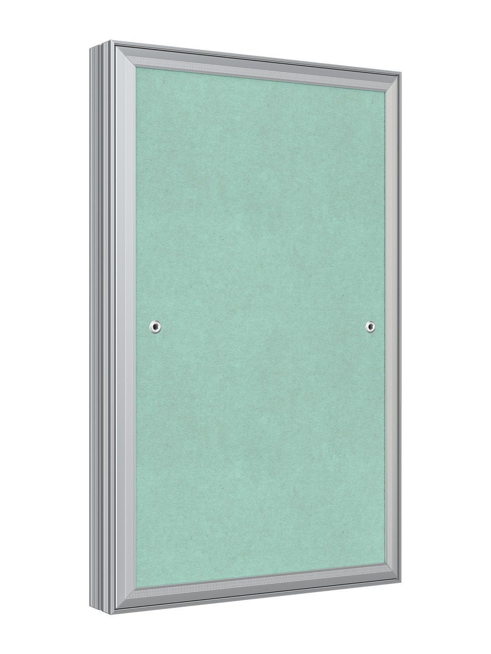 Люк ревизионный D Ceramo Base 250х400 скрыт.монтаж съемный алюминий EVECS