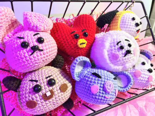 Брелок (вязаный) / ChinSilToys / bt21 mini