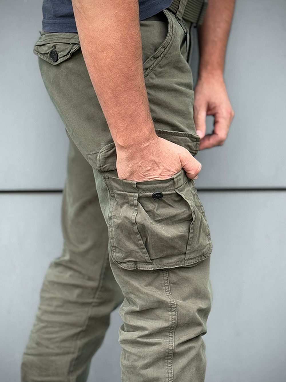 Джоггеры In-Yesir прямые Олива