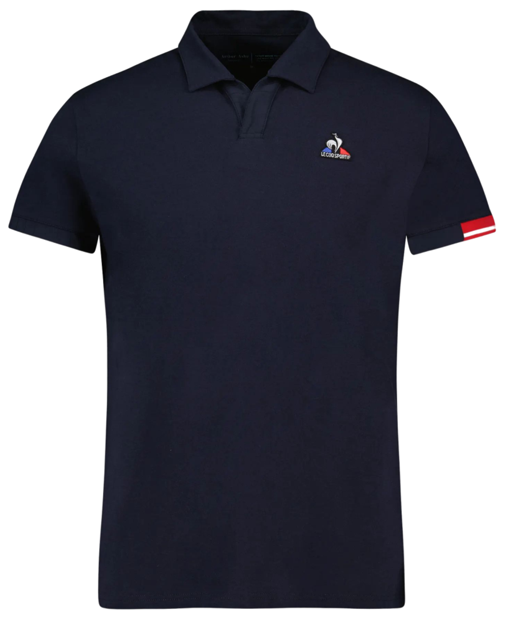 Теннисное поло Le Coq Heritage Polo No.1 FW22 - sky captain