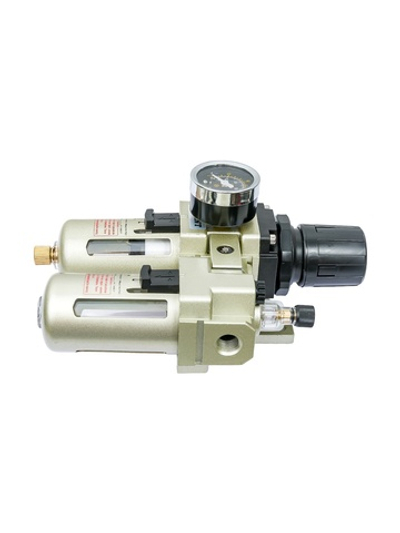 Фильтр-влагоотделитель для компрессора с регулятором давления и лубрикатором (1/4; 1700 л/мин; 10 бар) Gigant GAC3010-02