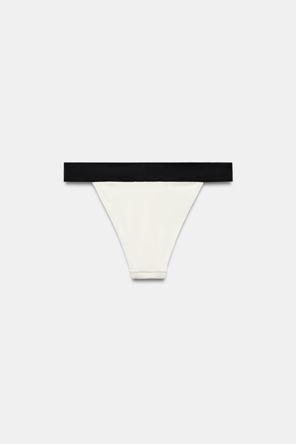 ZARA КОМБИНИРОВАННЫЕ ПЛАВКИ-БИКИНИ, ЭКРЮ
