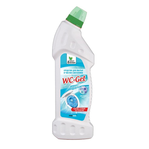 СРЕДСТВО ДЛЯ МЫТЬЯ И ЧИСТКИ САНТЕХНИКИ WC GEL 750МЛ CG8074