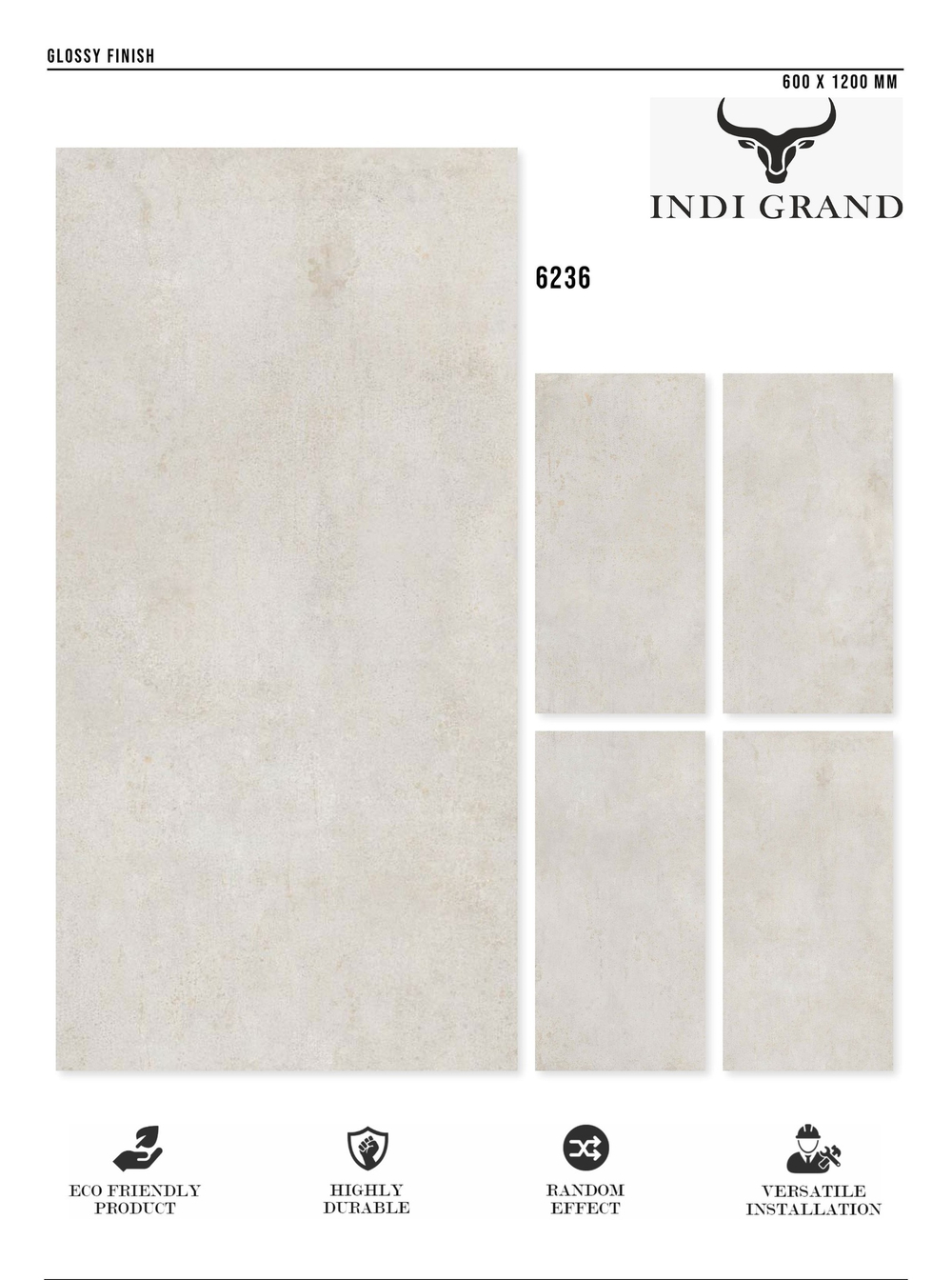 Керамогранит glossy №3 60х120, 6236