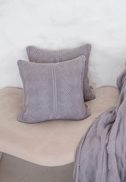 Наволочка декоративная 40x40 Luxberry Lux 64 сиреневая