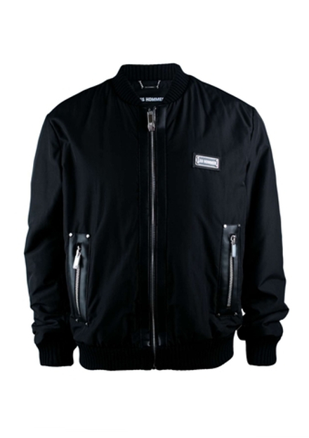 LES HOMMES куртка мужская - чёрный