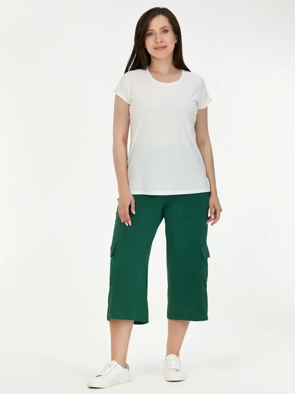 Брюки карго кюлоты