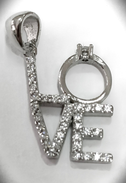 Подвеска "Эстерелла" из серебра 925 пробы