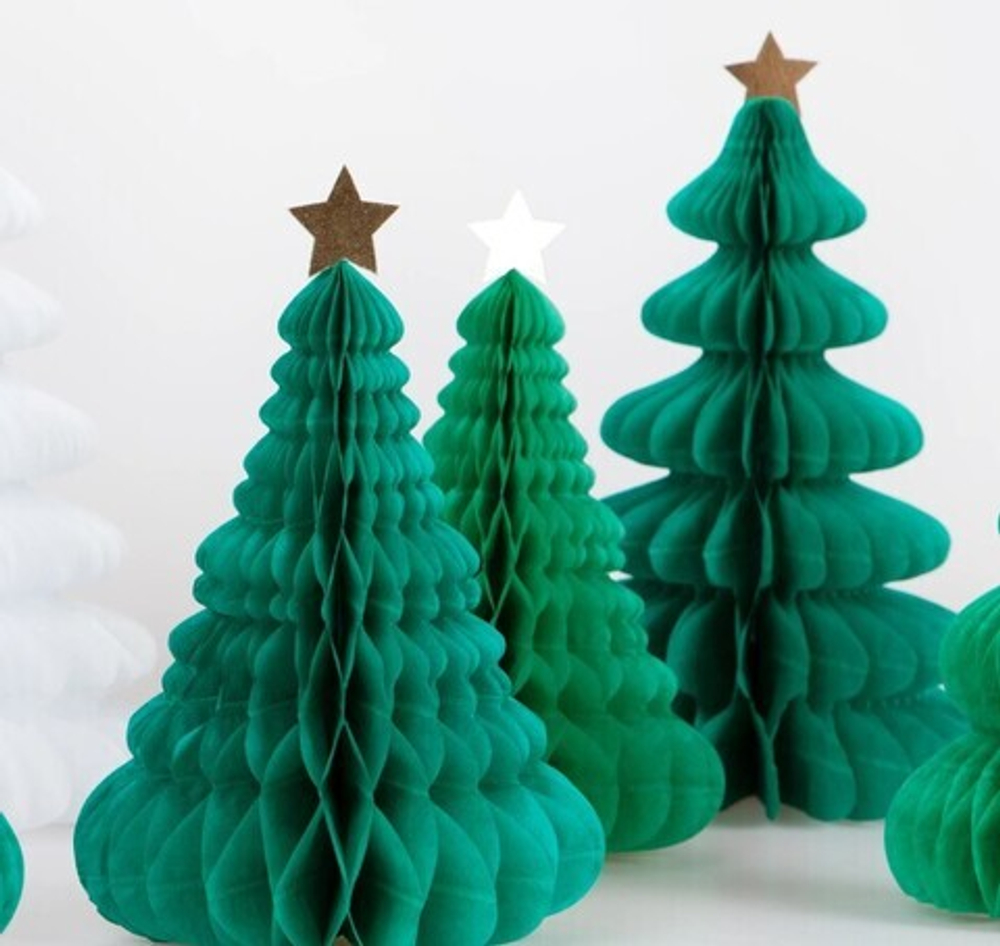 Декор объёмный "Зелёный лес" 10 шт