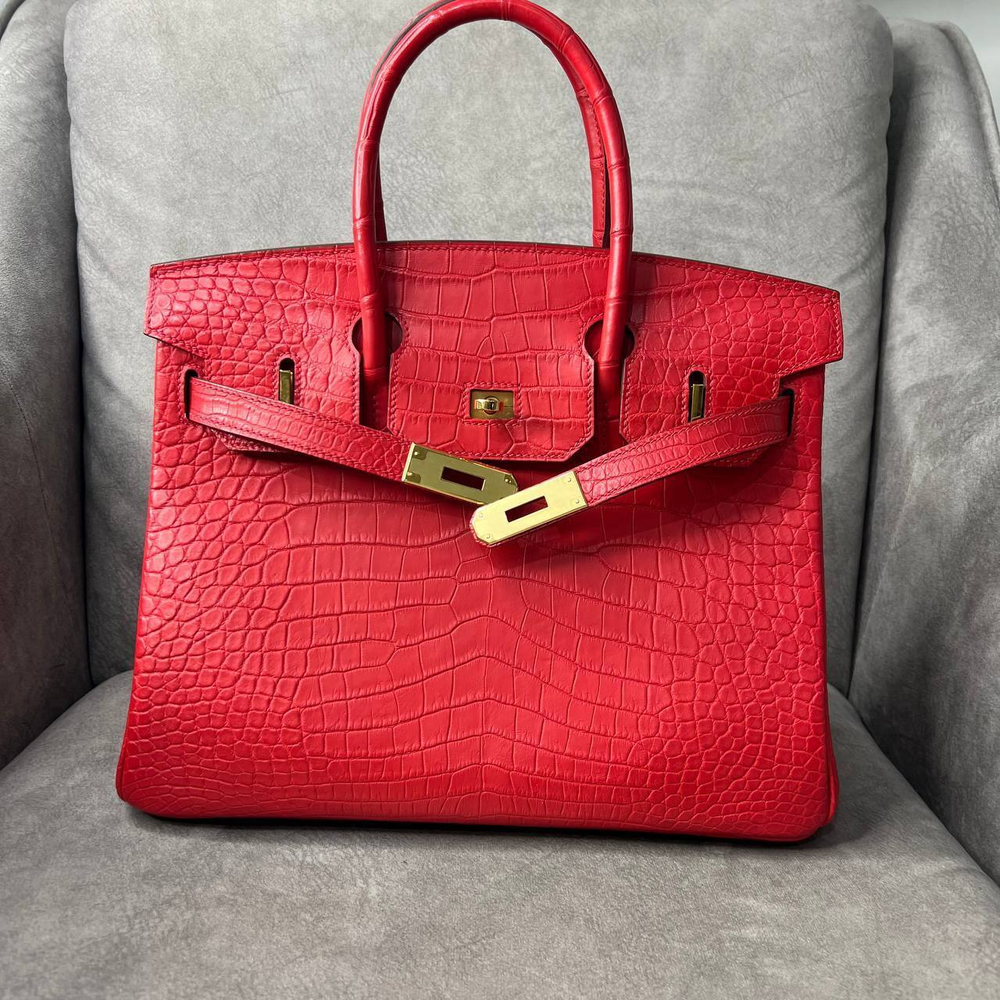 Сумка Hermes из кожи крокодила 30 см, арт. 478768034