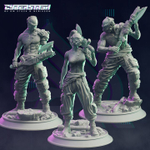 Миниатюры Киберпанк Cyberpunk 32мм 75мм