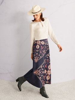 Юбка из вискозы