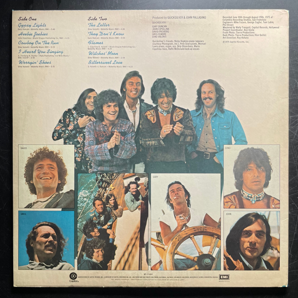 Quicksilver Messenger Service ‎– Solid Silver (США 1975г.)