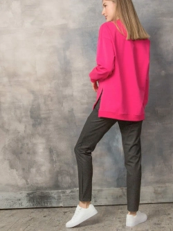 Брюки слегка зауженные для беременных антрацит 3344