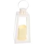 Сувенир с подсветкой «Свеча» 13*13*26 см (работает от 3*ААА), Белый