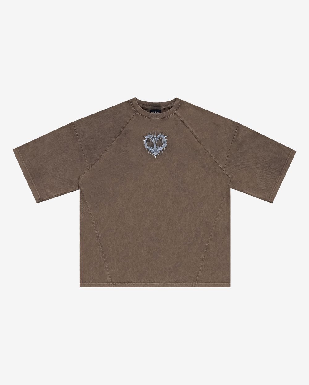 Футболка Issaya x Volchok Heart коричневая