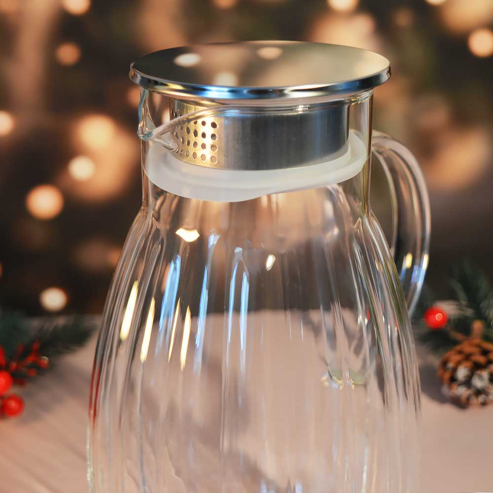 Кувшин с крышкой 1,8л, h22см, d8.5см, GPH-003