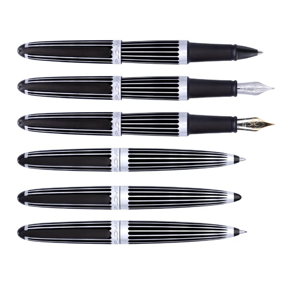 Перьевая ручка Diplomat Aero Stripes с пером F (D40318023) 6