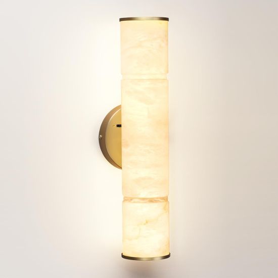 6674/12WL L-VISION ODL24 216 Настенный светильник латунь/металл/алебастр IP20 LED 12W 540Лм 3000K/4000K MARBELLA