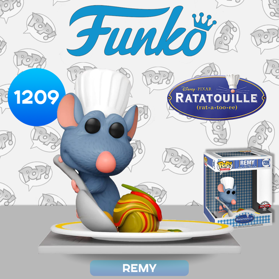 Фигурка Funko POP! Deluxe Disney Ratatouille Remy w/Ratatouille (Exc) (1209) 64989