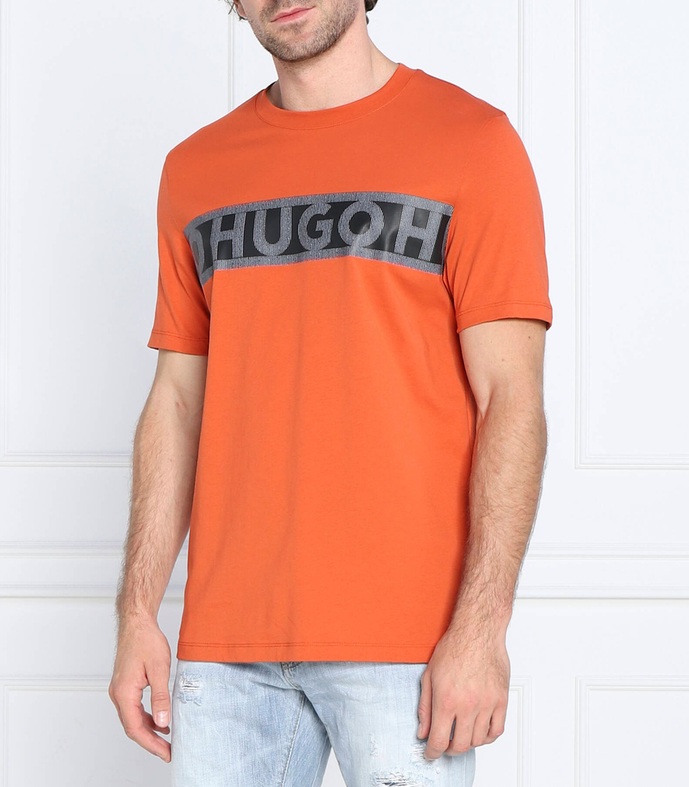 футболка dinotto HUGO - оранжевый(50475339)