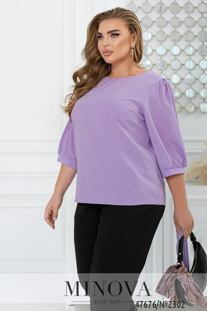 Блуза 2302-лаванда Minova