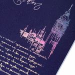 Блокнот А5 (146х215 мм), 80 л., гребень, клетка, ламинация, 3D фольга, HATBER, "Блеск столиц", 80Б5лофВ1гр