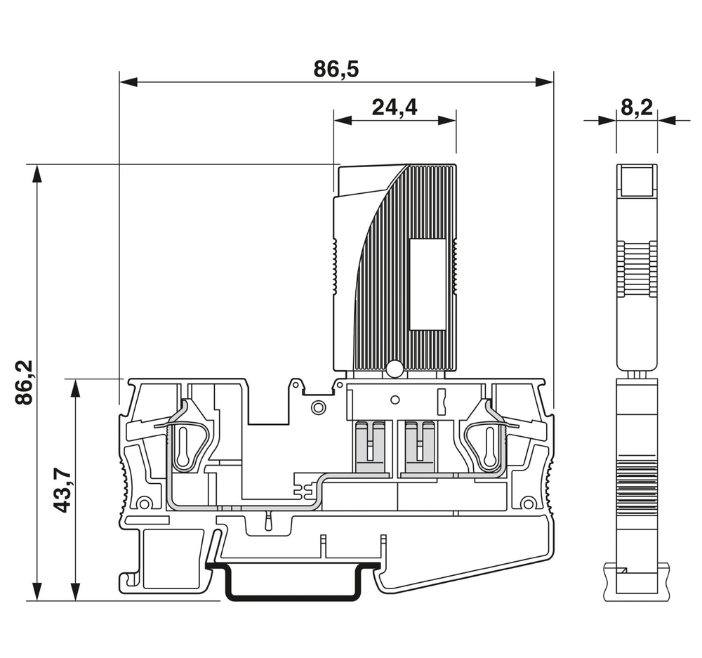 0712275 - TCP 6A - Тепловой защитный выключатель