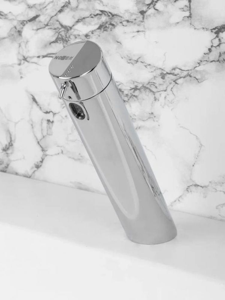 Диспенсер для мыла сенсорный встраиваемый в столешницу 1500 мл. латунь EVOMATIC 03312.B глянцевый