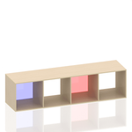 Система хранения Рауд А4 с акриловой цветной вставкой серия СКАНДИК